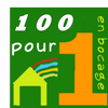 Logo of the association 100 POUR 1 EN BOCAGE